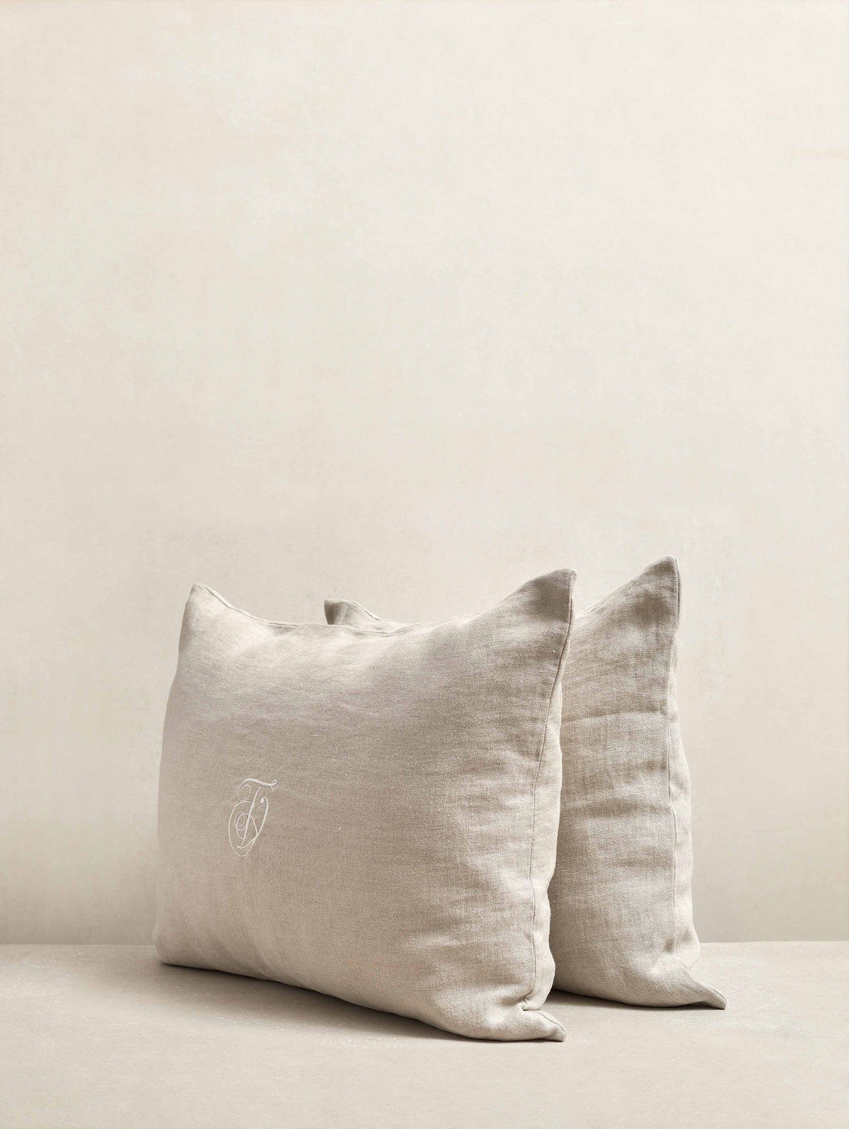 Taie d'oreiller HAN lin Beige,
