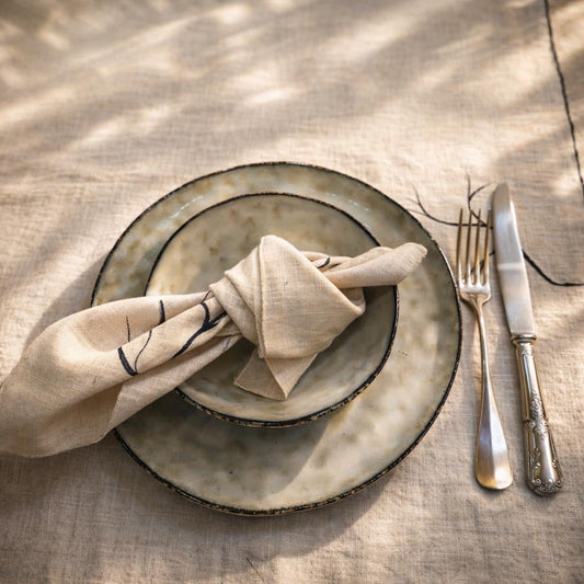 4 Grandes assiettes SERENA