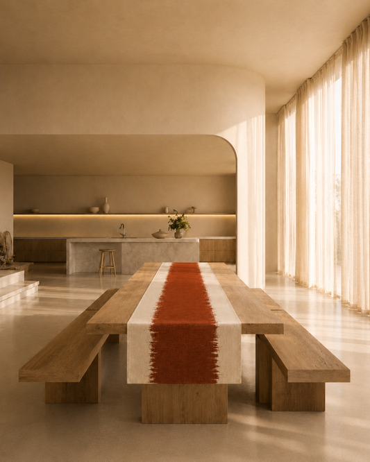 Chemin de table Silo Rouille 60x280 cm