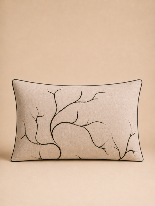 Coussin NOA 40×55 cm déhoussable, garnissage inclus