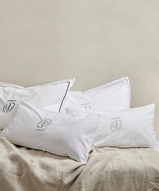 Taie d'oreiller déco Percale