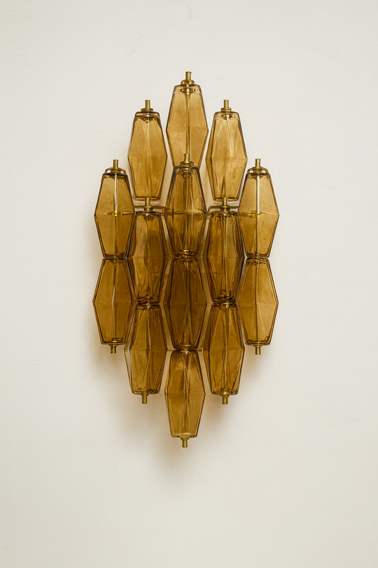 APPLIQUE MURALE IRIS AMBRE