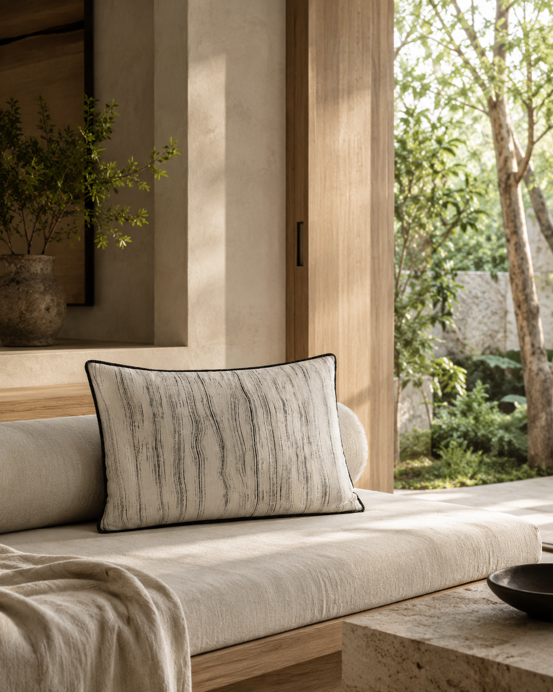 Coussin ISSÉ 50x70 - sur banquette