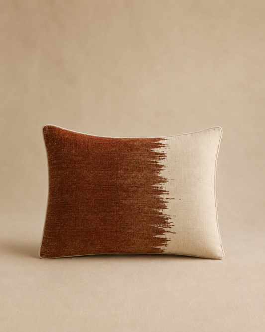 Coussin SILO Rouille 40x55