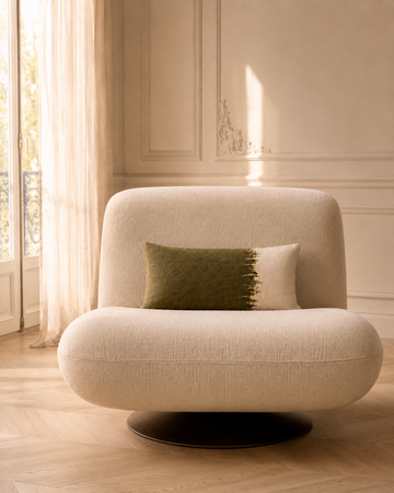 Coussin SILO Olive 40x55 - de face