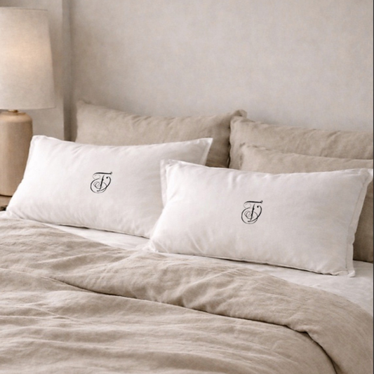 Taie d'oreiller déco Percale