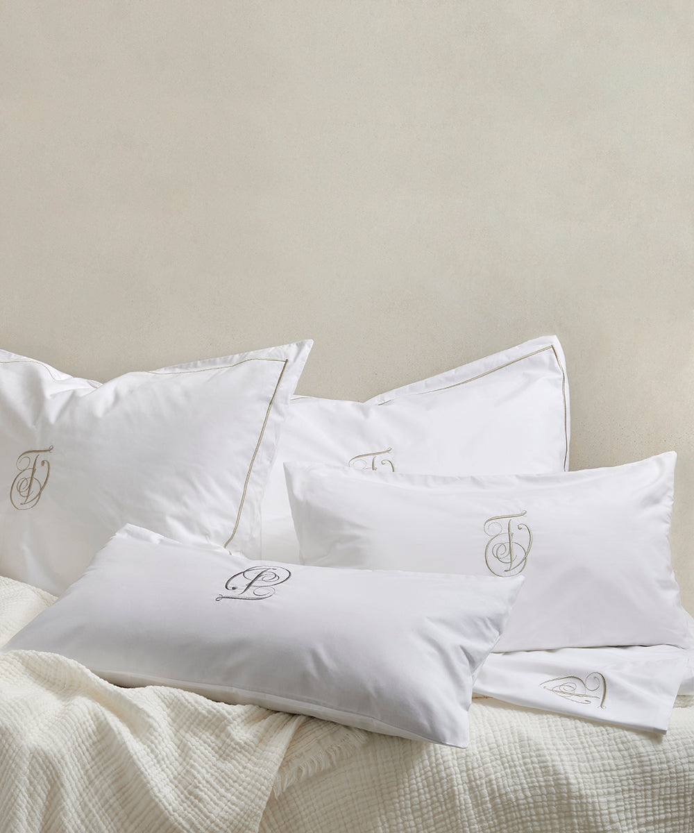 Taie d'oreiller déco Percale