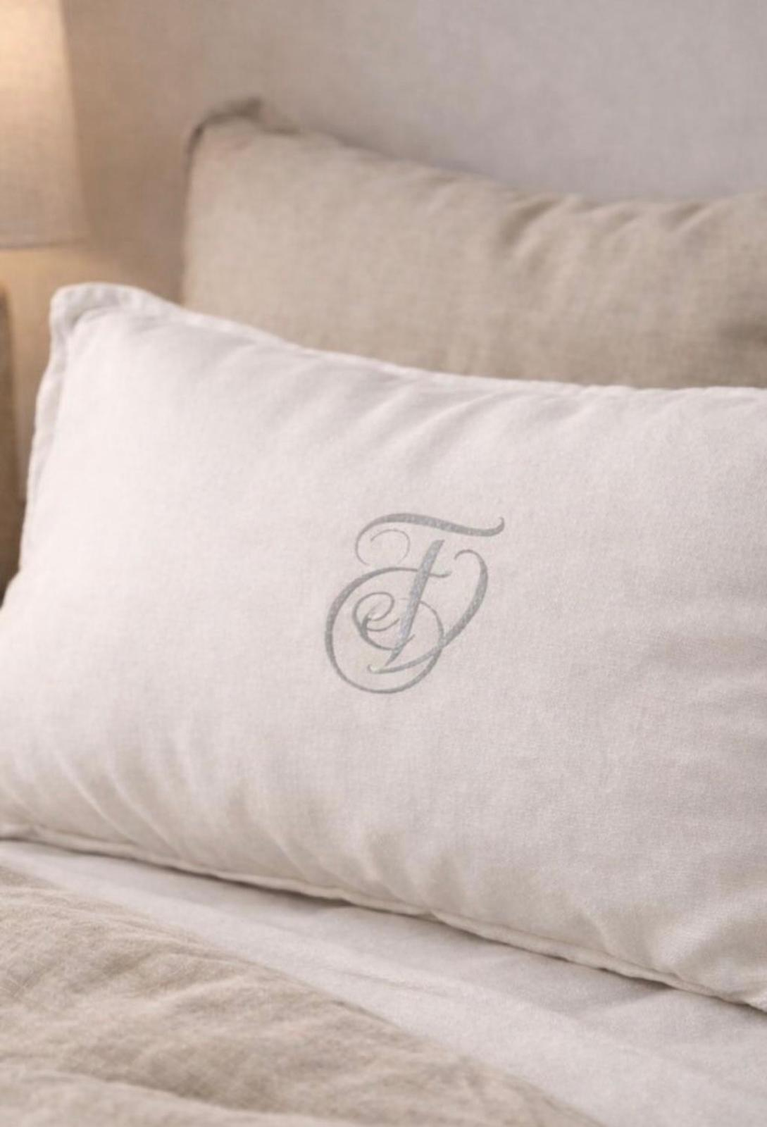 Taie d'oreiller déco Percale