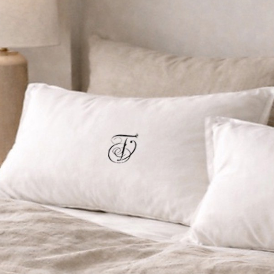 Taie d'oreiller déco Percale