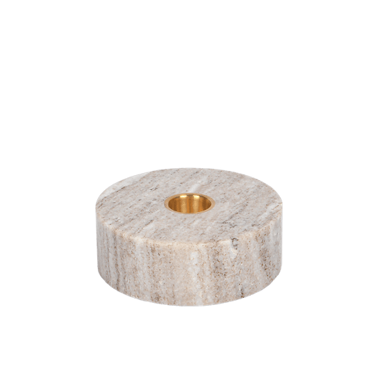 SUPPORT BOUGIE ROND EN MARBRE